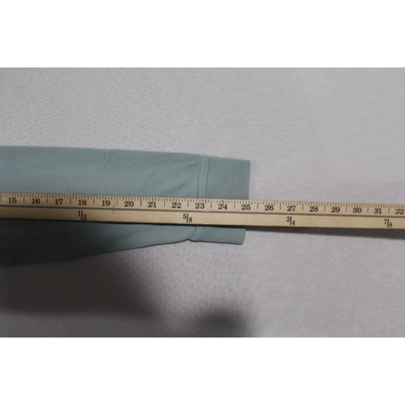 Ivory Ella Men Teal Long Sleeve Shirt Crew Neck Size Small - Picture 8 of 9